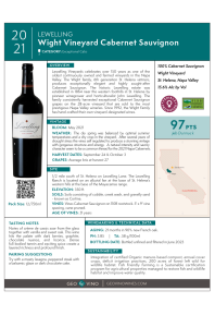 Cabernet Sauvignon Wight Vyd 2021 Product Sheet