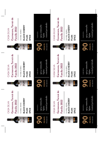 Carmenere, Terroir de Familia 2022 Shelf Talker