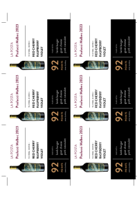 Paulucci Malbec 2023 Shelf Talker