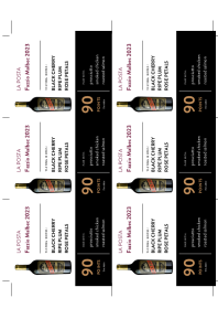 Fazzio Malbec 2023 Shelf Talker