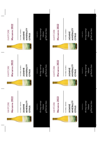 Marsanne 2022 Shelf Talker