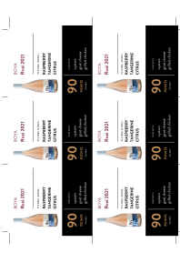 Rosé 2021 Shelf Talker