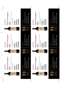 Cabernet Sauvignon 2021 Shelf Talker