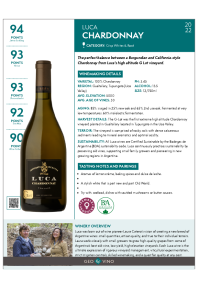 Chardonnay 2022 Product Sheet